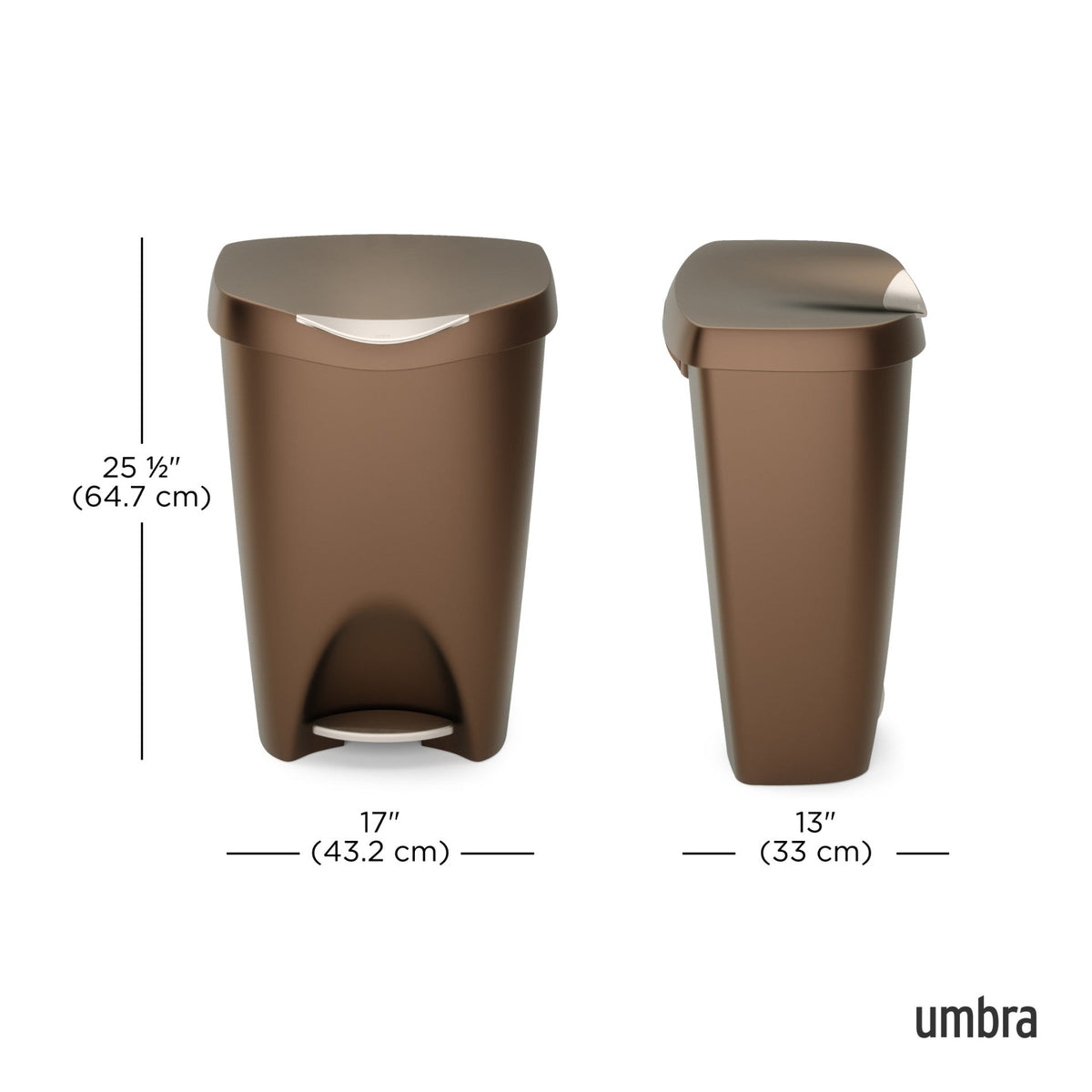 Brim Step On Trash Can